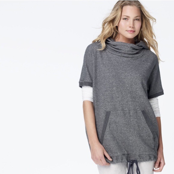James Perse Tops - James Perse Gray Poncho Hoodie